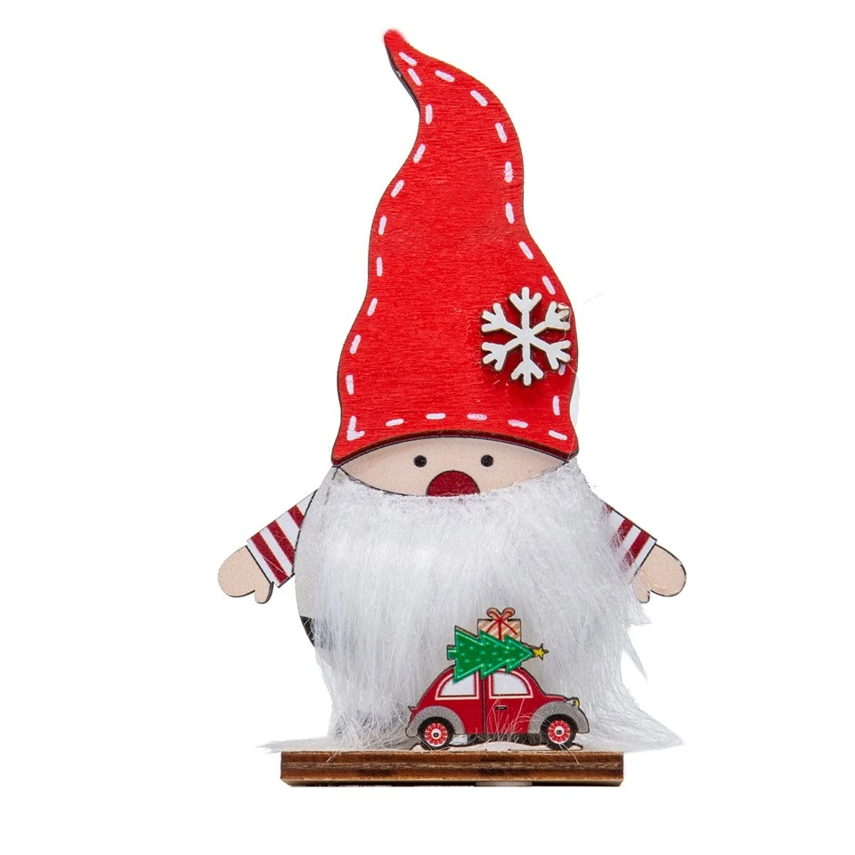 Decoración navideña de Papá Noel DIY