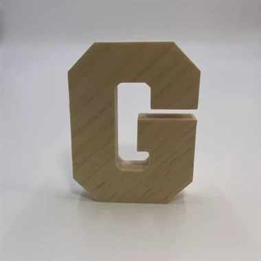 Letra de madera G