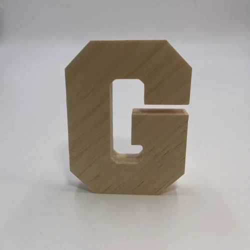 Letra de madera G