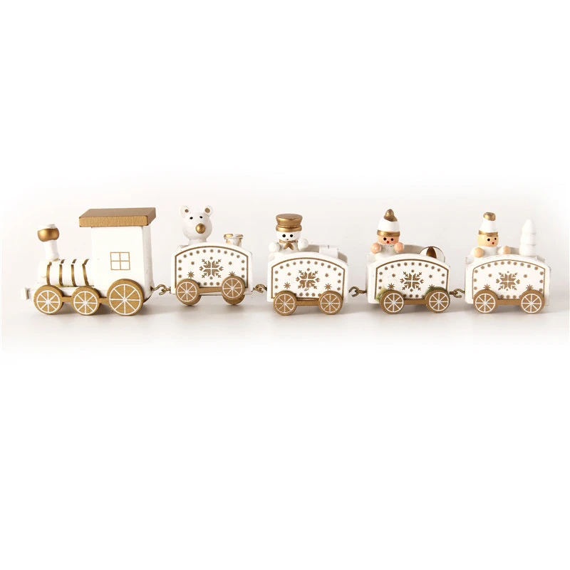 Decoración navideña mini tren
