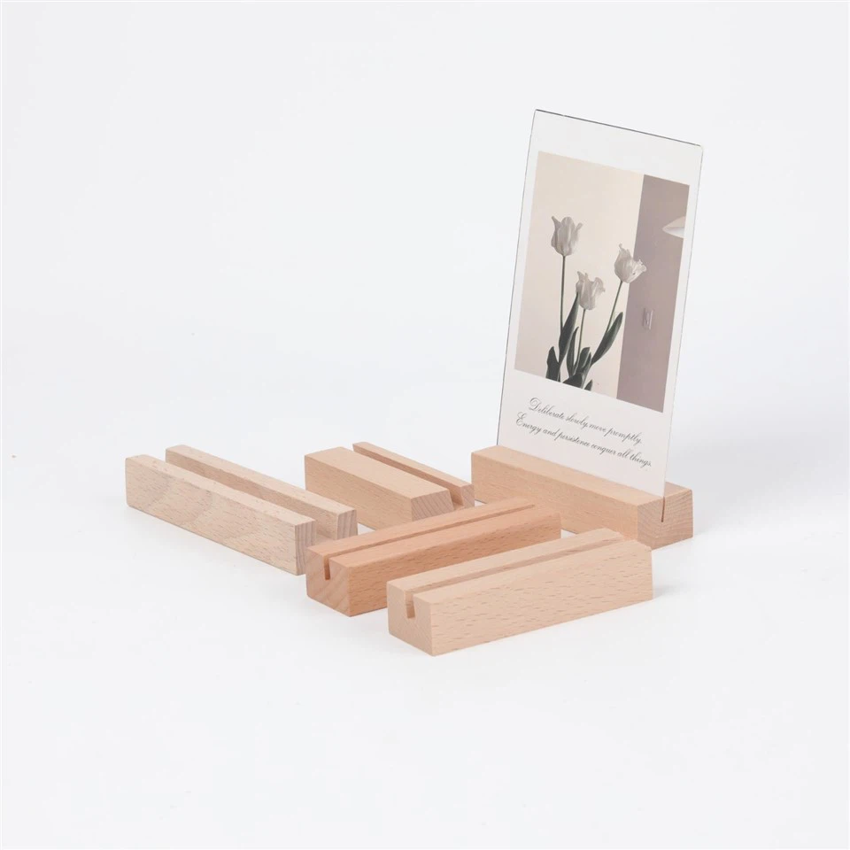 Wooden Name Card Holder